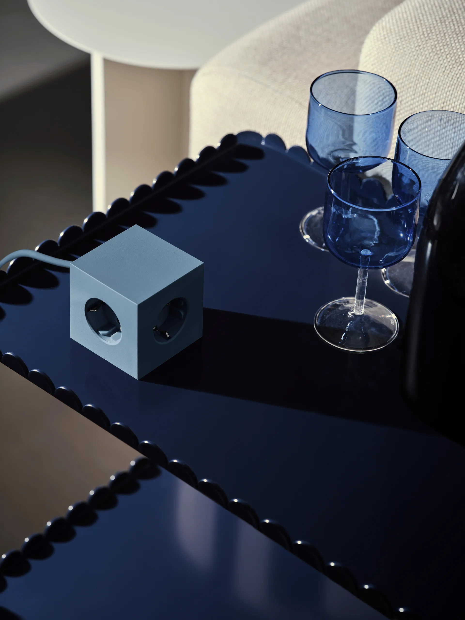 Square 1 Steckdosenleiste USB-C 30W 3 m, Shark Blue Avolt