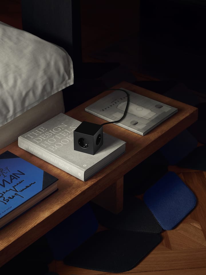 Square 1 Steckdosenleiste USB-C 30W 3 m, Stockholm Black Avolt