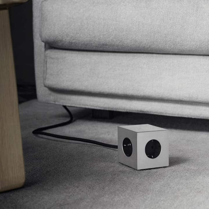 Square 1 Steckdosenwürfel - Aluminium - Avolt