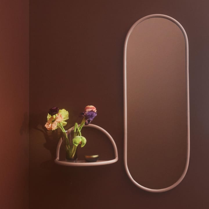 Angui Spiegel oval 108cm - rosa - AYTM