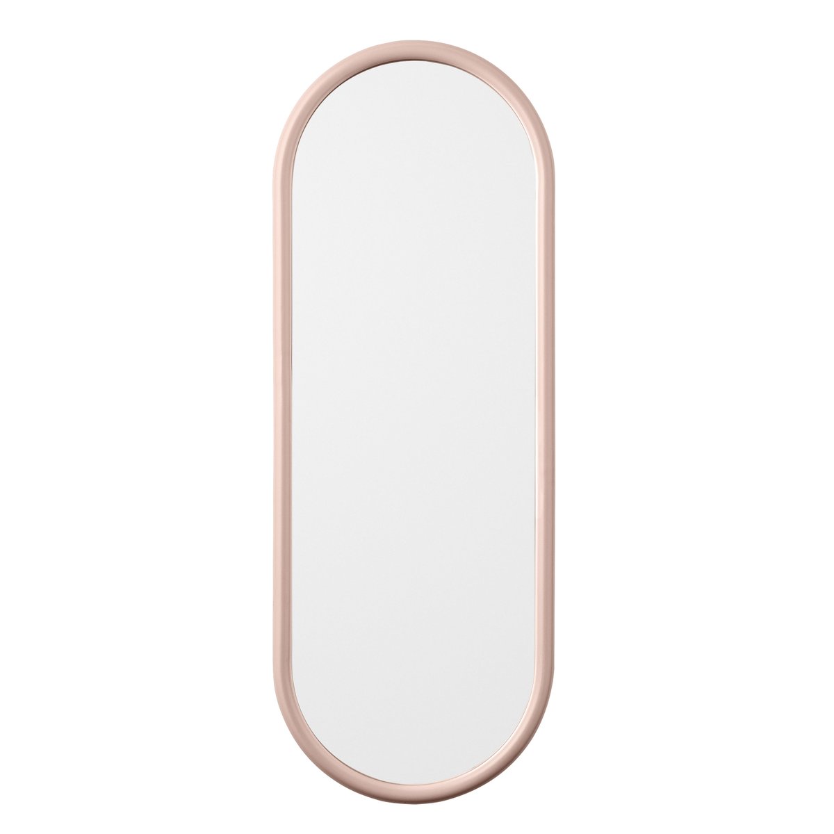 AYTM Angui Spiegel oval 78cm Rosa | Skandinavisches Design | Wandspiegel | Rosa