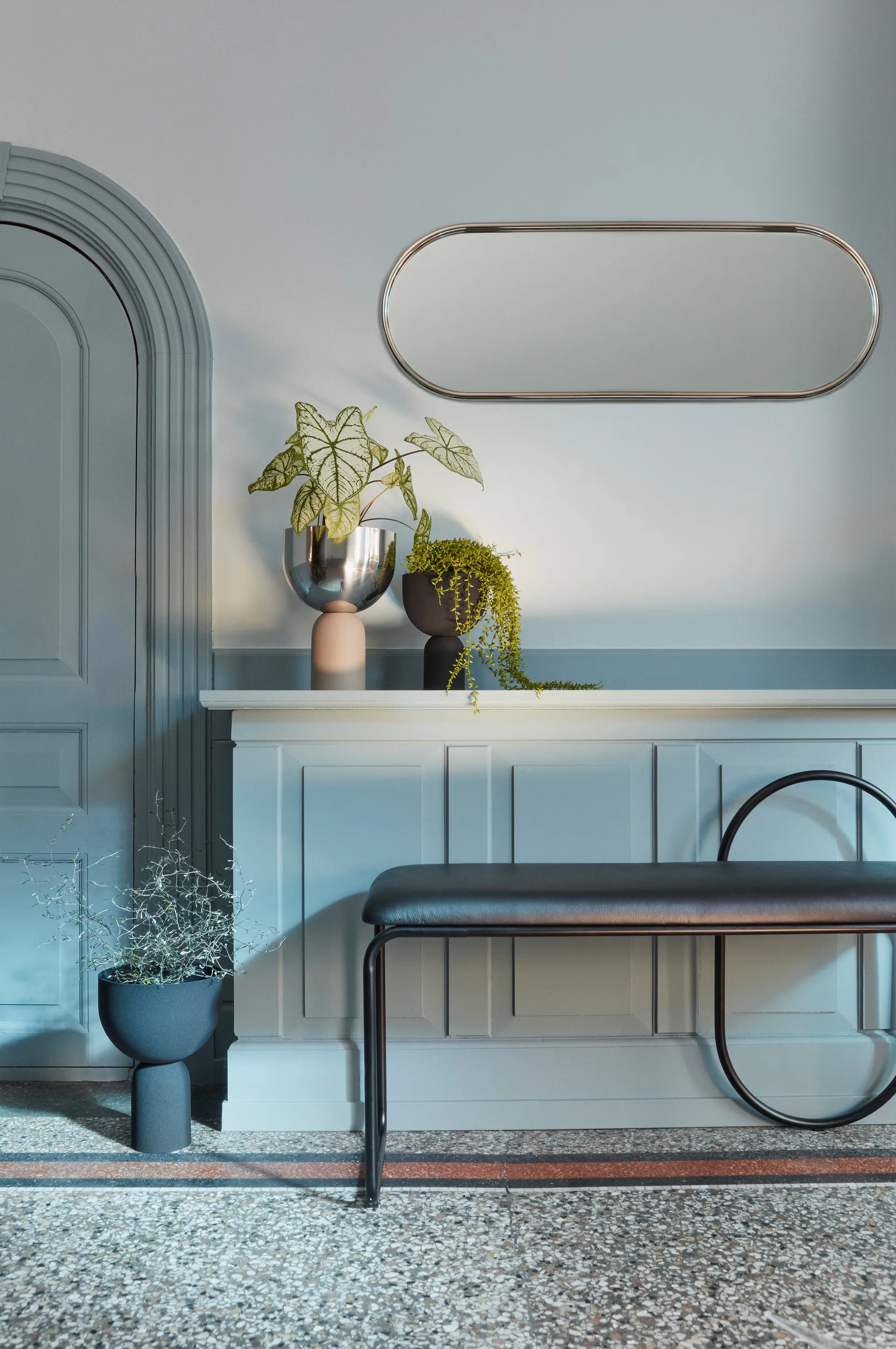 Angui Spiegel silber, 29 x 78cm AYTM