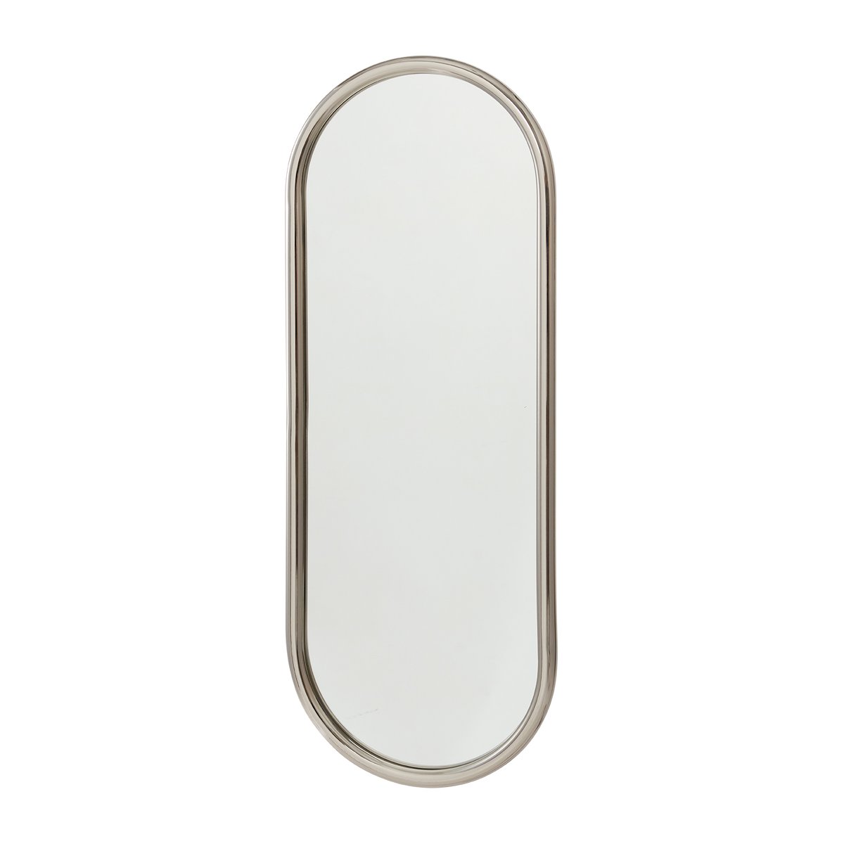 AYTM Angui Spiegel silber 39 x 108cm | Skandinavisches Design | Wandspiegel | Silberfarben