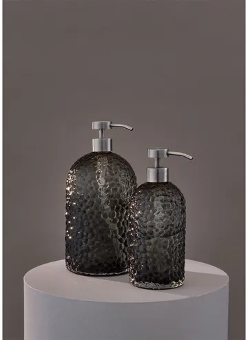 Arura Seifenspender 20cm - Schwarz-silber - AYTM