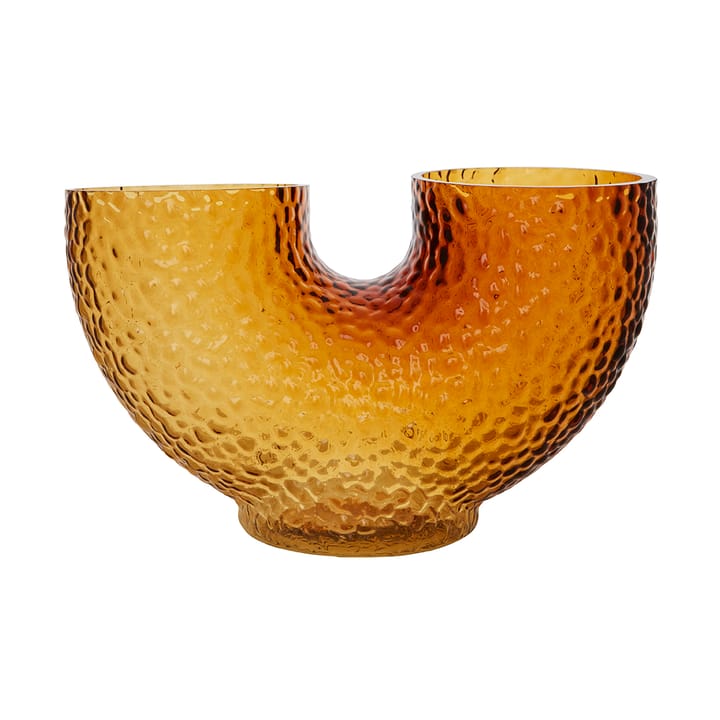 Arura Vase niedrig - Amber - AYTM