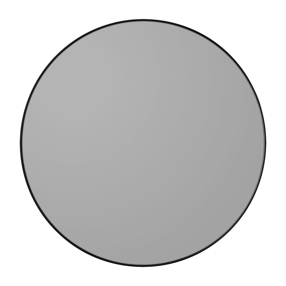 AYTM Circum Spiegel o50cm Glas getönt-schwarz | Skandinavisches Design | Runde Spiegel | Grau