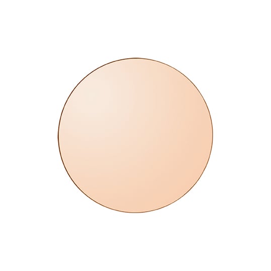 AYTM Circum Spiegel klein Bernstein | Skandinavisches Design | Runde Spiegel | Beige