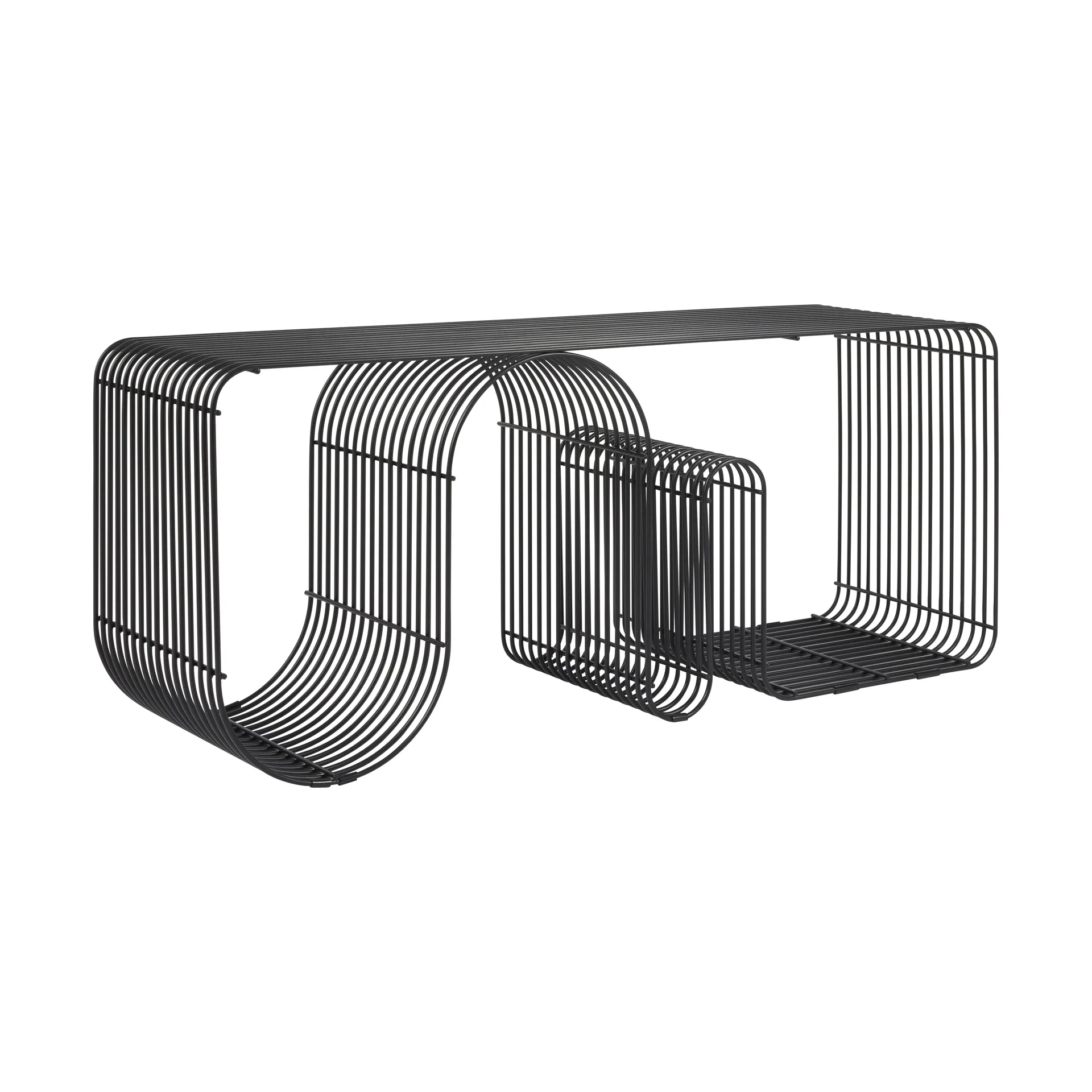 Curva Sitzbank 100 cm, Schwarz AYTM