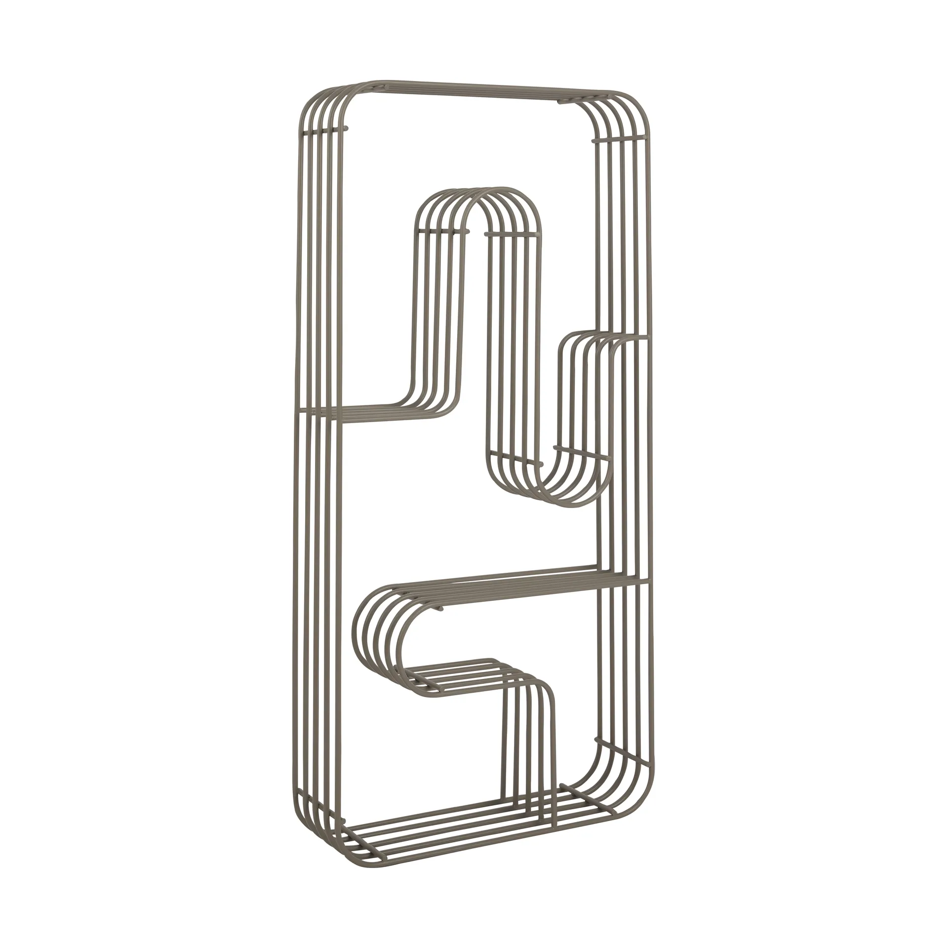 Curva Wandregal rechteckig, Taupe AYTM