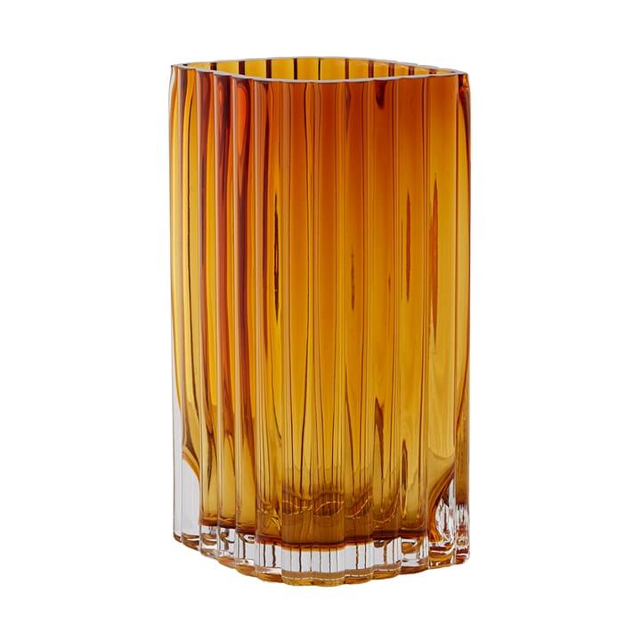 Folium Vase 20cm - Amber - AYTM
