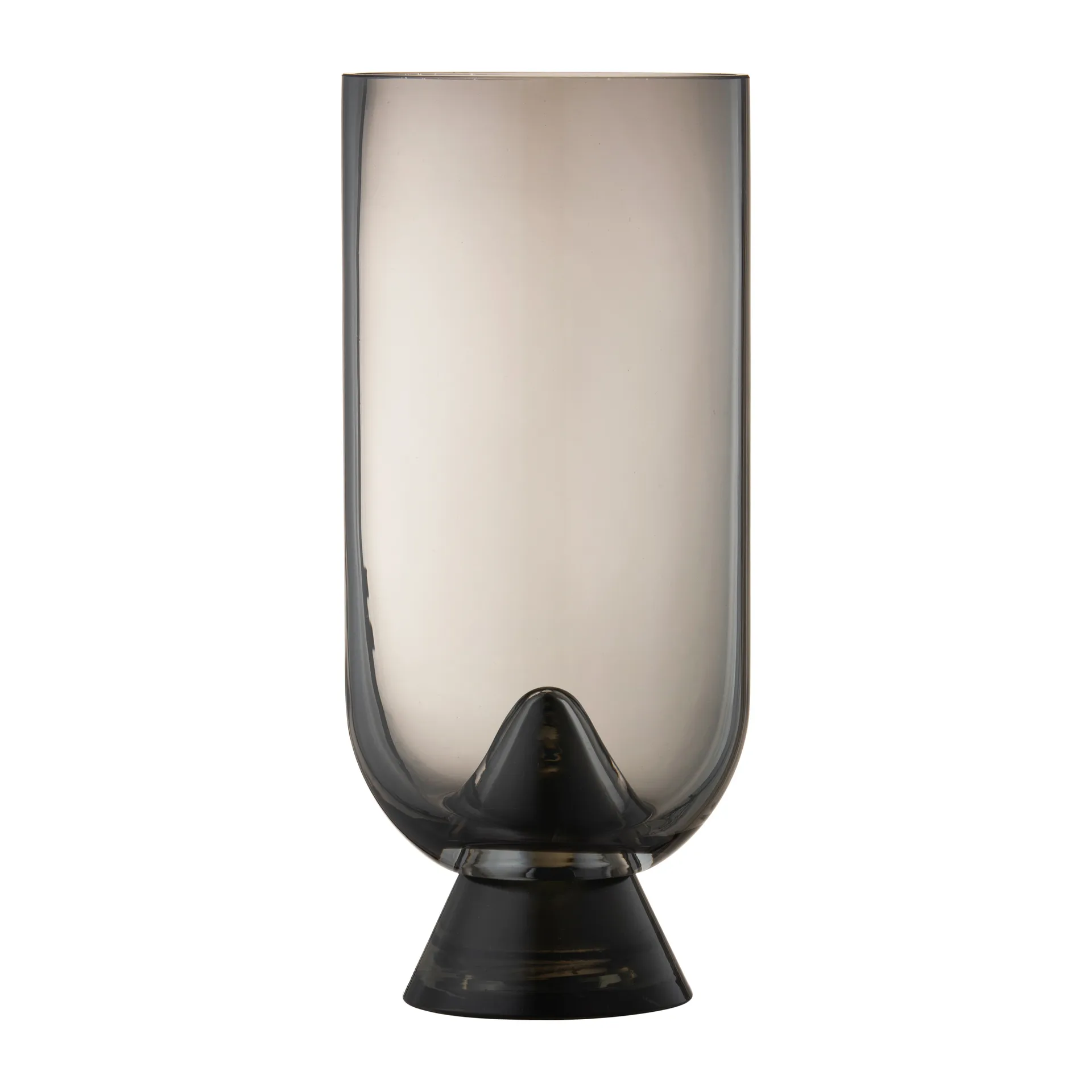 Glacies Vase 18cm, Schwarz AYTM