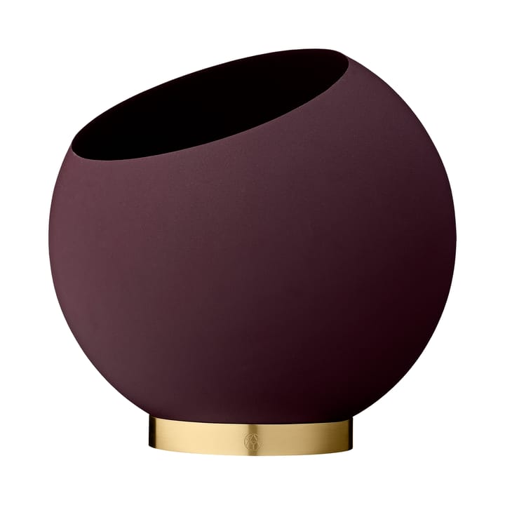 Globe Blumentopf Ø30cm - Bordeaux  - AYTM