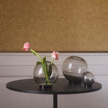 Globe Vase mittel - Schwarz-schwarz - AYTM