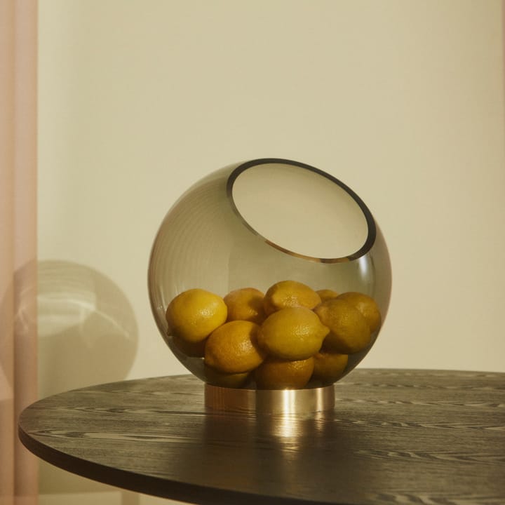 Globe Vase XL - Schwarz-gold - AYTM