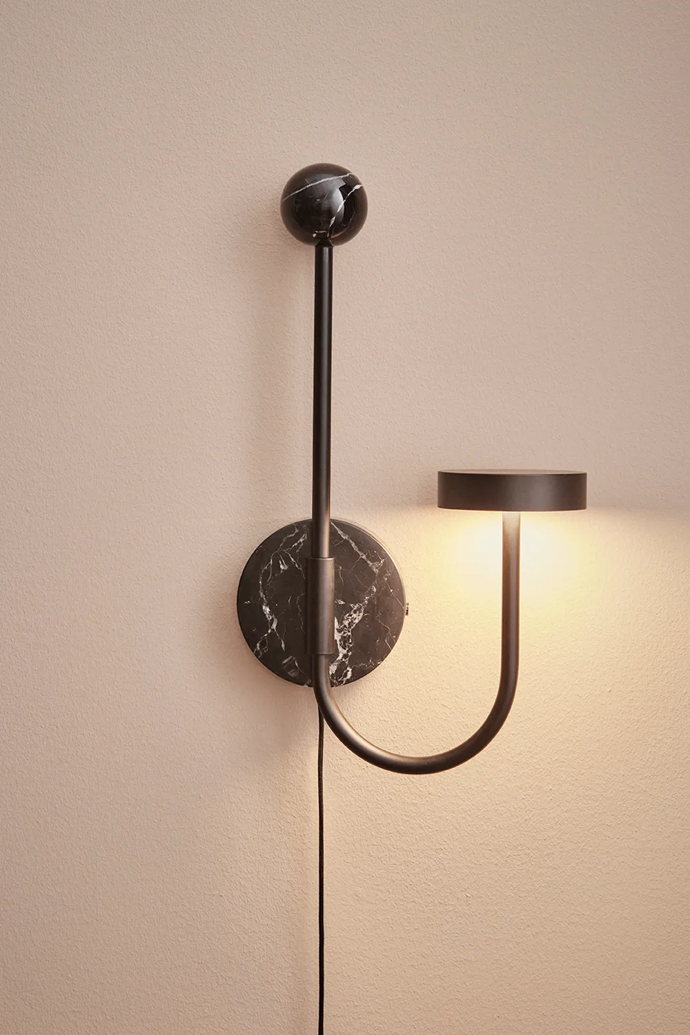 GRASIL Wandleuchte 30 x 54 cm, Black/Black AYTM