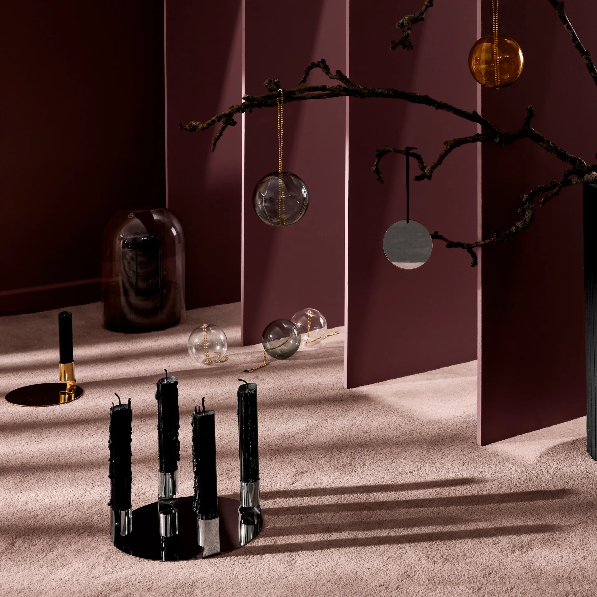 Monili Kugel-Weihnachtsbaumschmuck, Klar AYTM