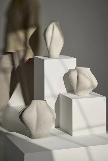 Saltare Vase - Taupe, Ø13,8×30 cm - AYTM