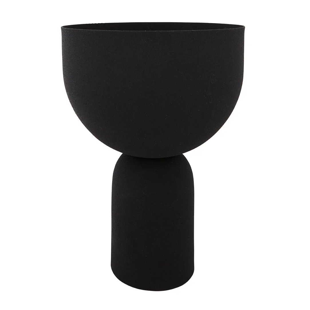 Torus Blumentopf Ø22cm, Black-black AYTM