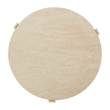 Tribus Beistelltisch Ø80cm - Light Sand-travertine - AYTM