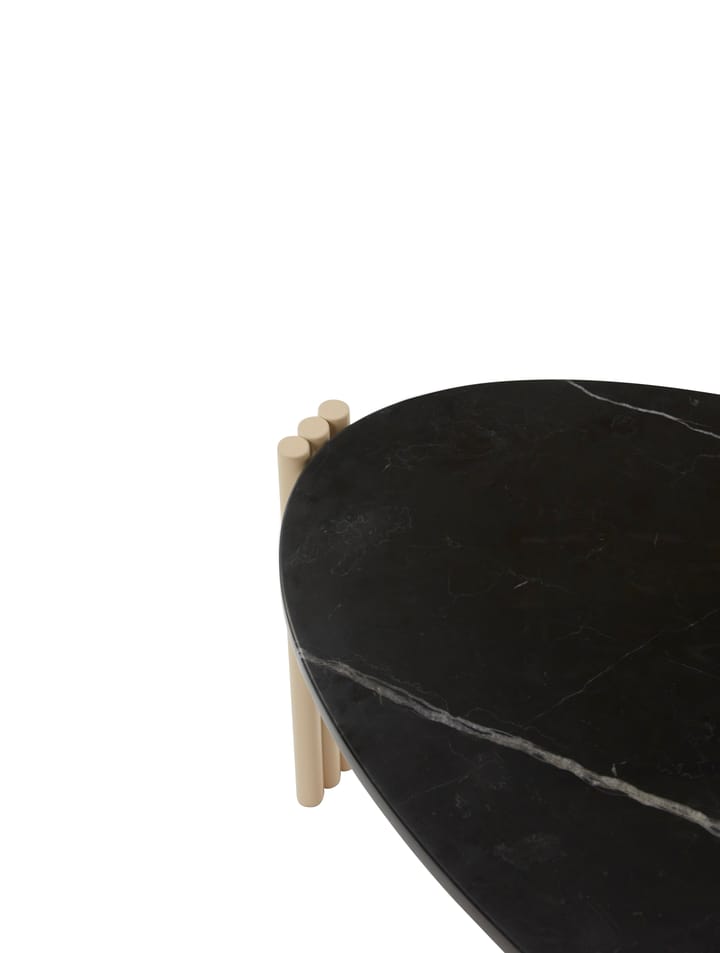 Tribus Sofatisch oval 92,4 x 47,6 x 35cm - Light Sand-black - AYTM