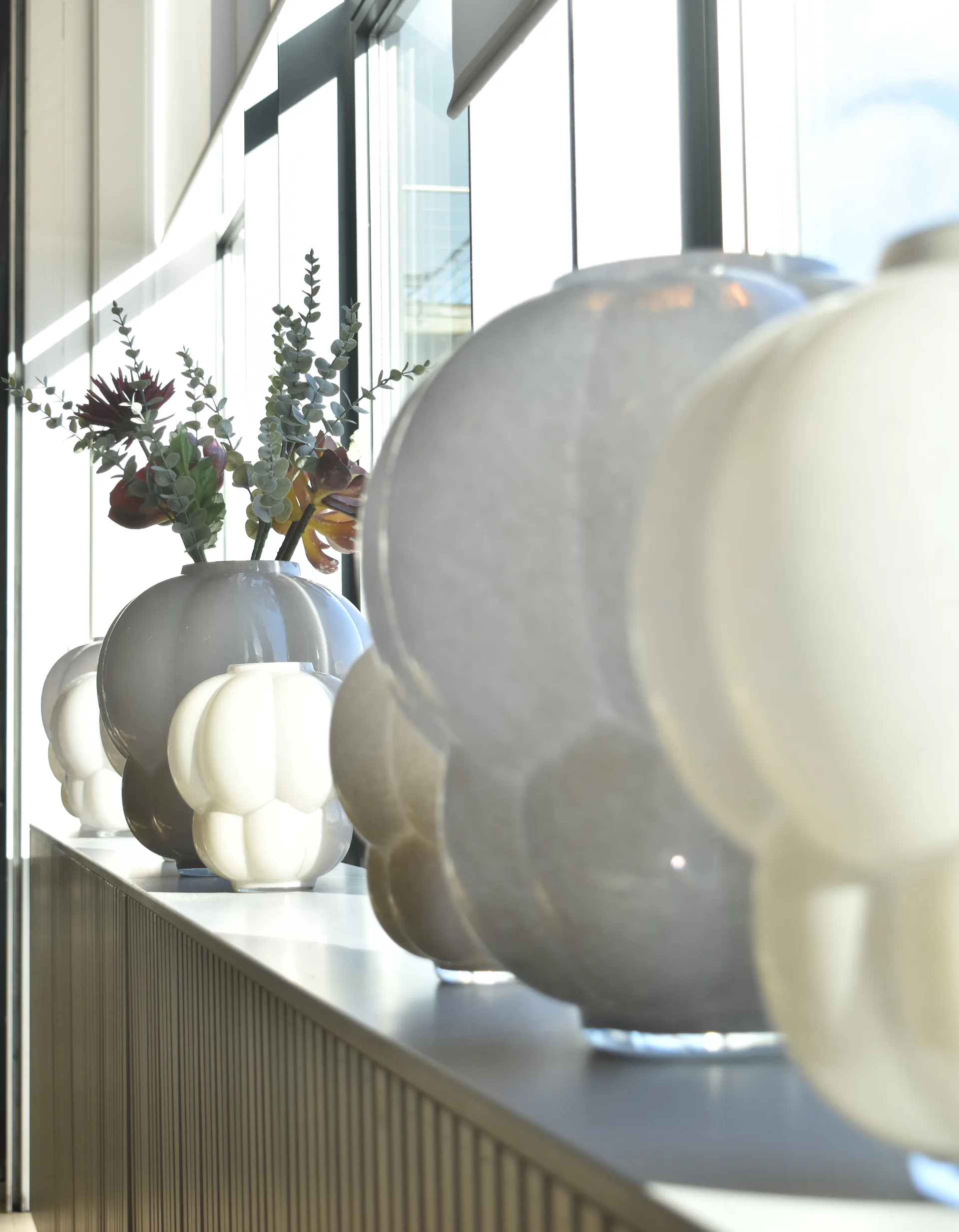 Uva Vase 35cm, Dove Grey AYTM