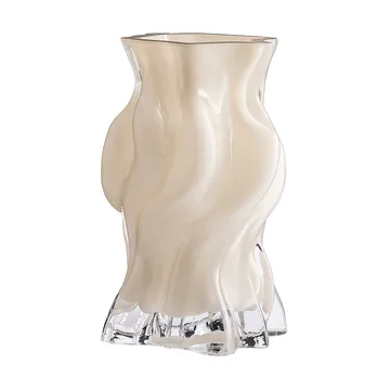 Vena Vase - M, Dark cream - AYTM