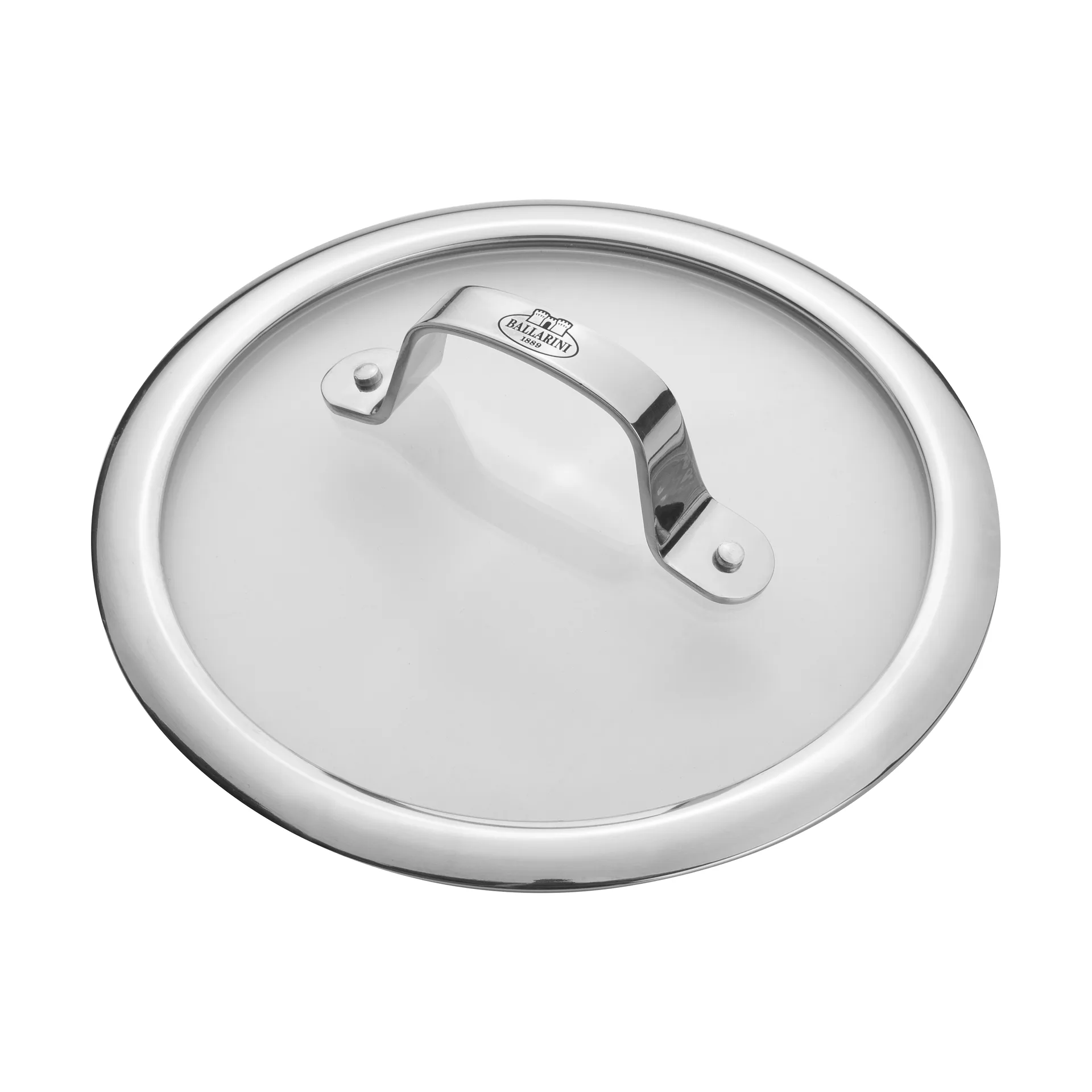 Ballarini Glasdeckel mit Edelstahlgriff, 18 cm Ballarini
