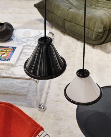 Belle Pendelleuchte Ø15 cm - Glossy weiß-glossy schwarz - Belid
