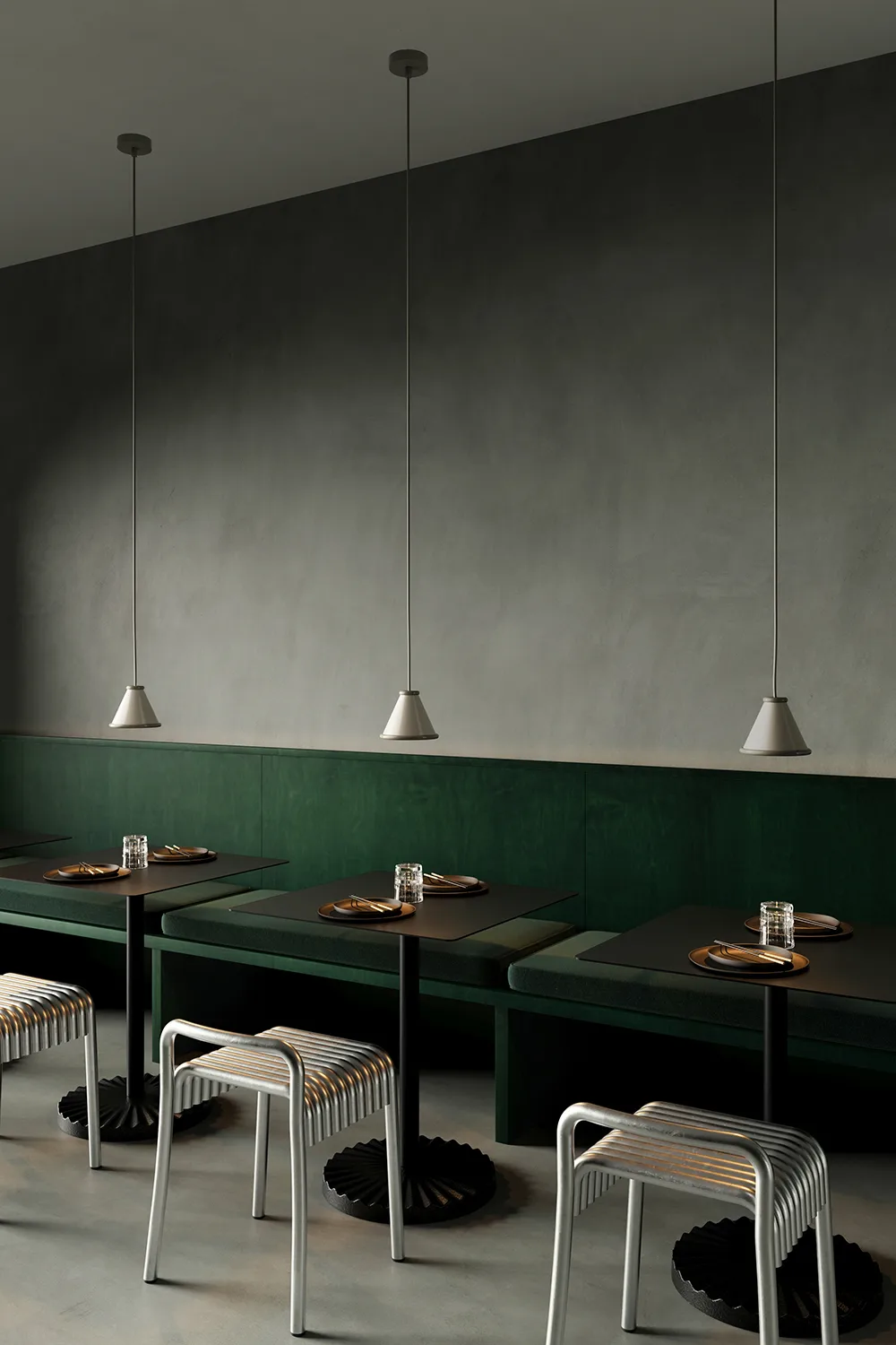 Belle Pendelleuchte Ø15 cm, Pepple grey-moss grey Belid