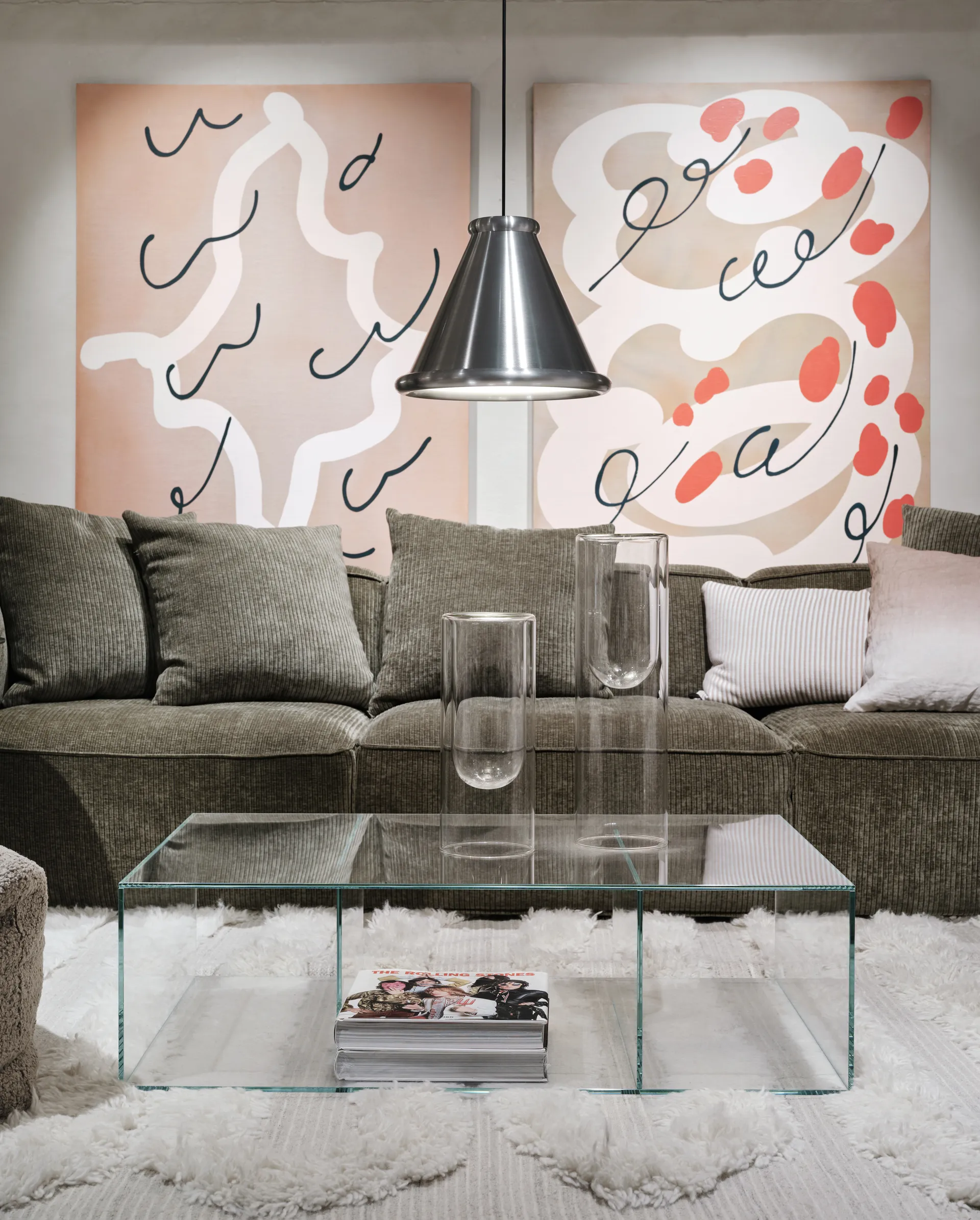 Belle Pendelleuchte Ø36 cm, Brushed Aluminium Belid