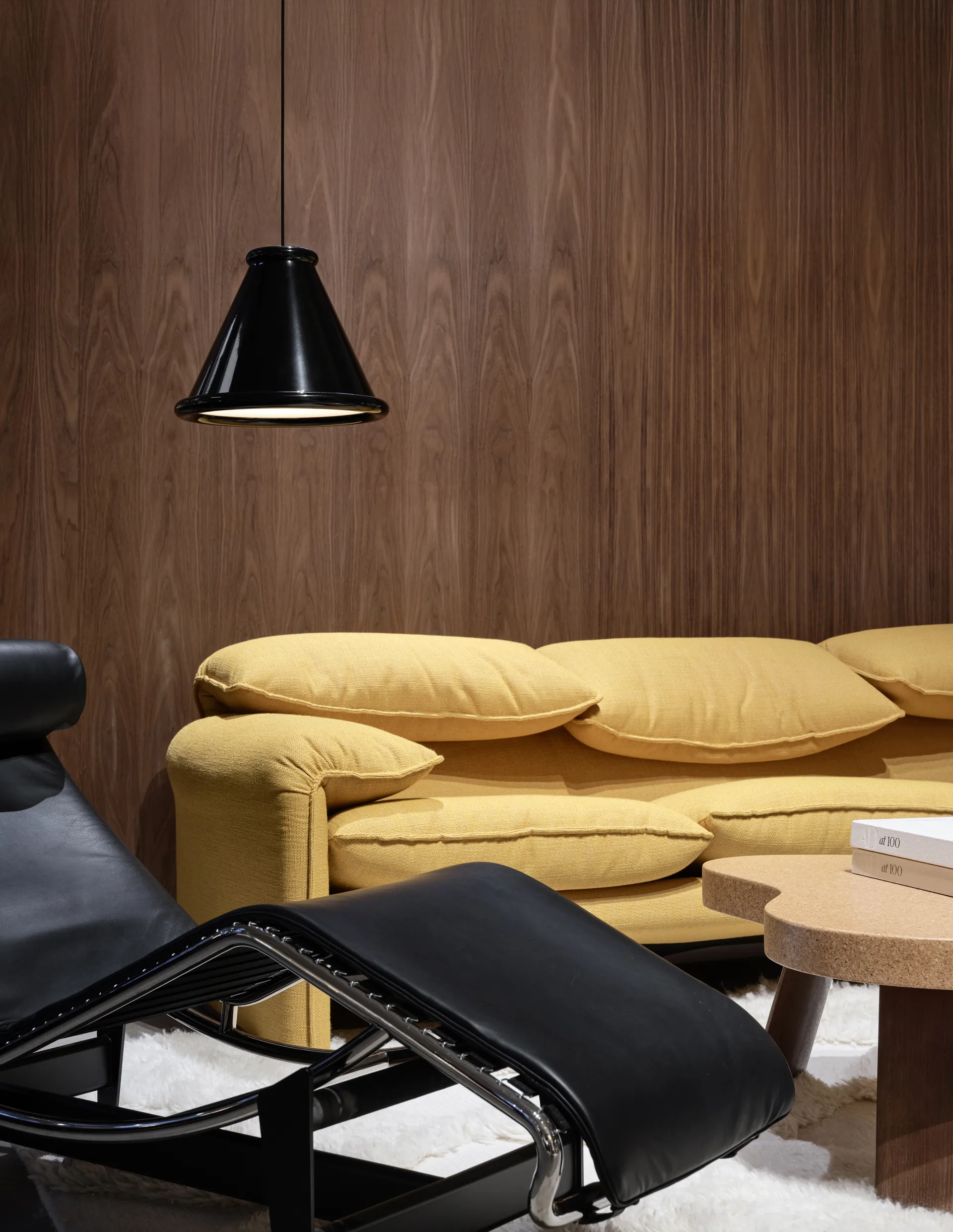 Belle Pendelleuchte Ø36 cm, Glossy black Belid