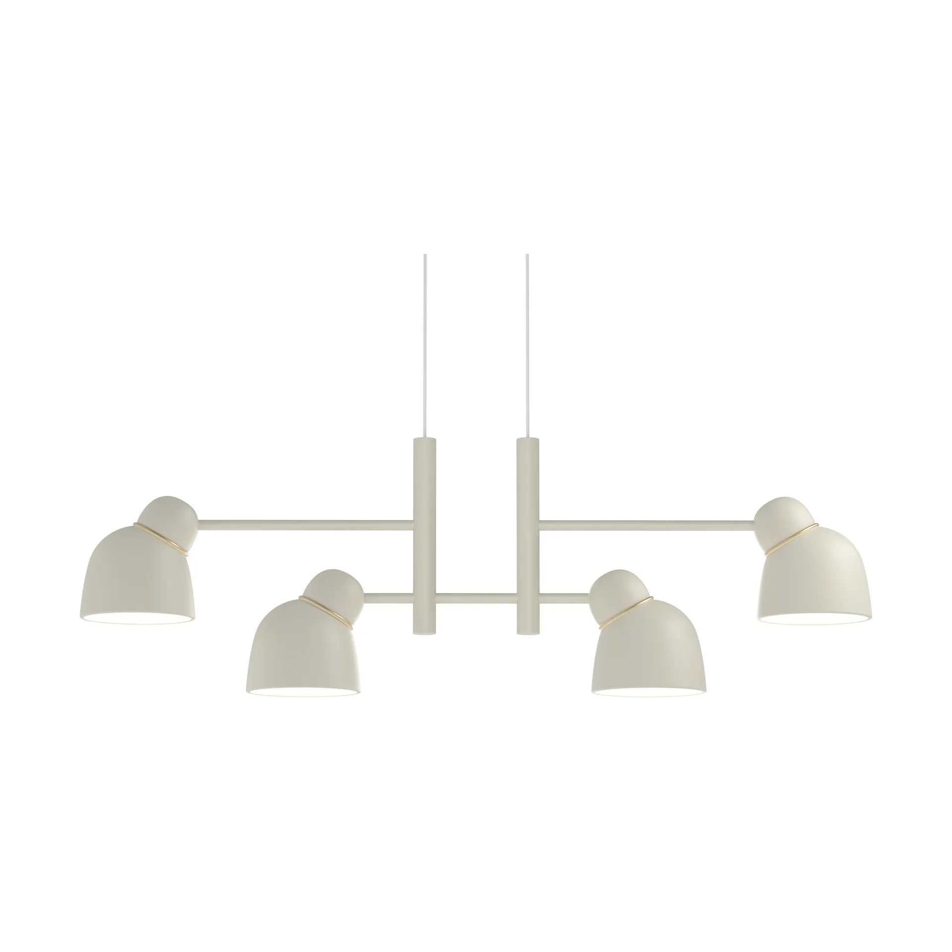 Bird Pendelleuchte 119,3 cm, Sand-Messing Belid