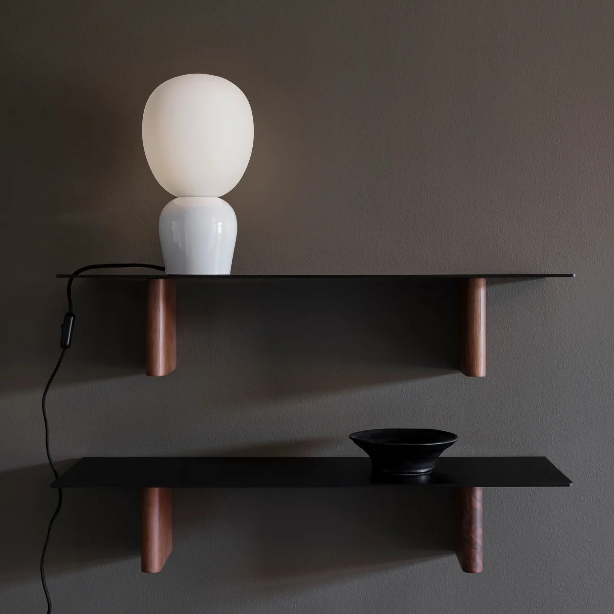 Buddy Tischleuchte Opalglas, Glänzend Weiß Belid