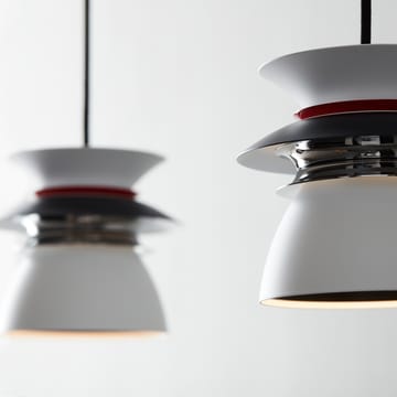 Diablo Pendelleuchte Ø16,5cm - Mattschwarz-Rot glänzend - Belid