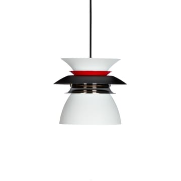 Diablo Pendelleuchte Ø16,5cm - Mattschwarz-Rot glänzend - Belid