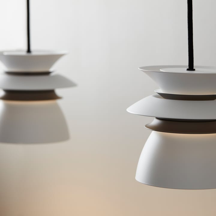 Diablo Pendelleuchte Ø16,5cm, Mattweiß-Warmgrau Belid