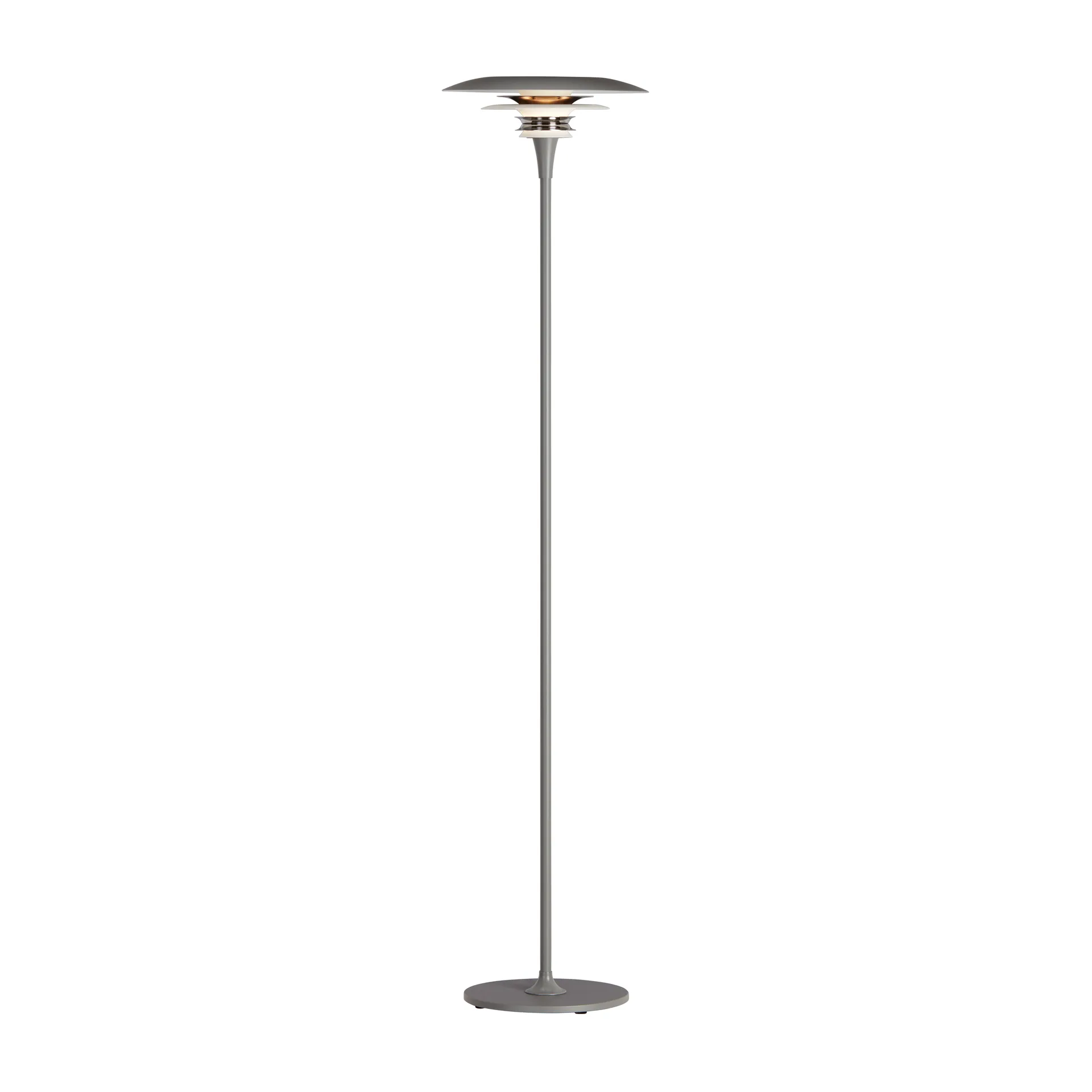 Diablo Stehleuchte Ø30cm, Grau-schwarz glänzend Belid