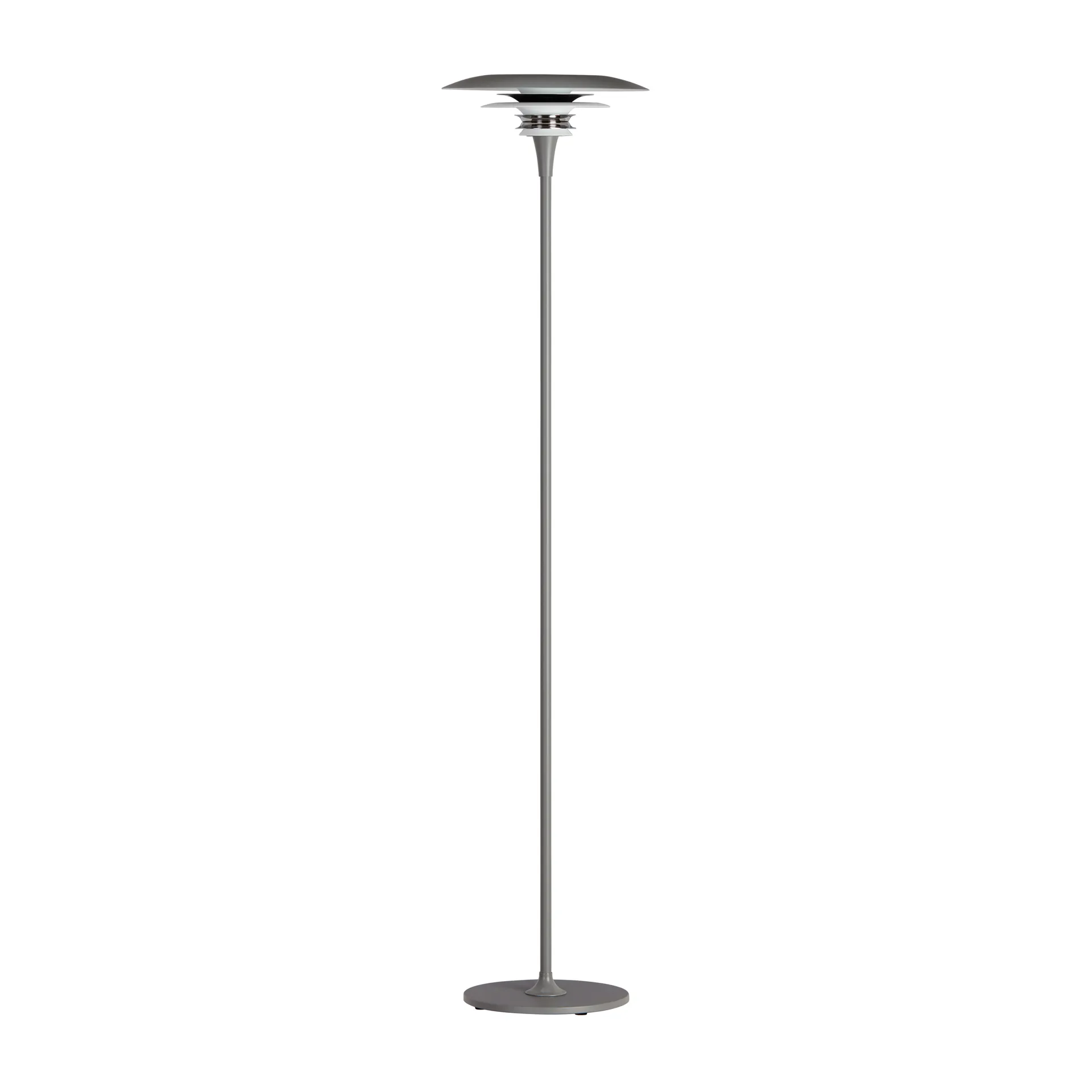 Diablo Stehleuchte Ø30cm, Grau-schwarz glänzend Belid