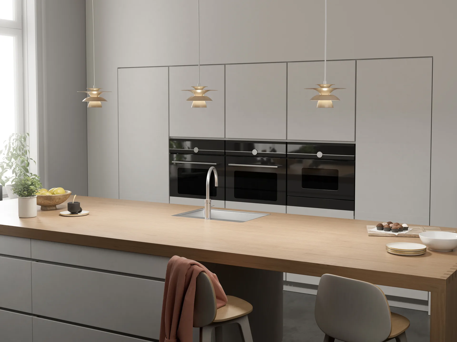 Picasso Pendelleuchte Ø18 cm, Nougat Belid