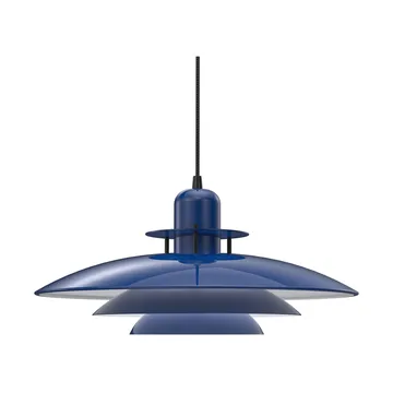Primus Pendelleuchte Ø43cm - Tief Blau-Mattschwarz - Belid
