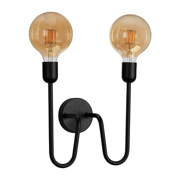 Regal Duo Wandleuchte Stecker - Schwarz - Belid
