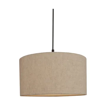 Soft Pendelleuchte Ø40cm - Leinen natur-Metallic Bronze, Ø44 cm - Belid