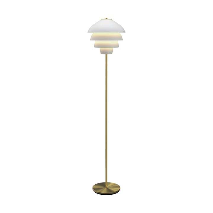 Valencia Stehleuchte 150 cm, Mattweiß-messing Belid