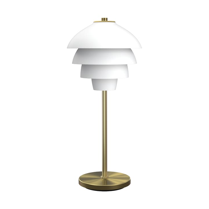 Valencia Tischleuchte 41 cm - Mattweiß-messing - Belid