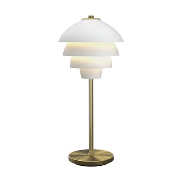Valencia Tischleuchte 41 cm - Mattweiß-messing - Belid