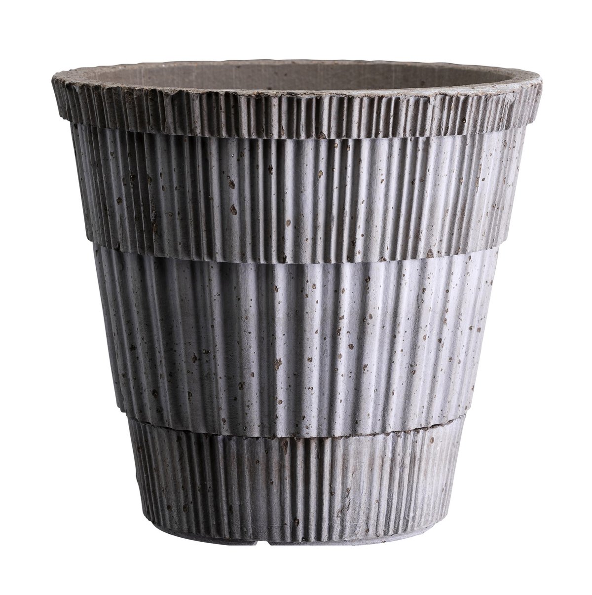 Bergs Potter Atlas raw Blumentopf Grey, Ø16 cm