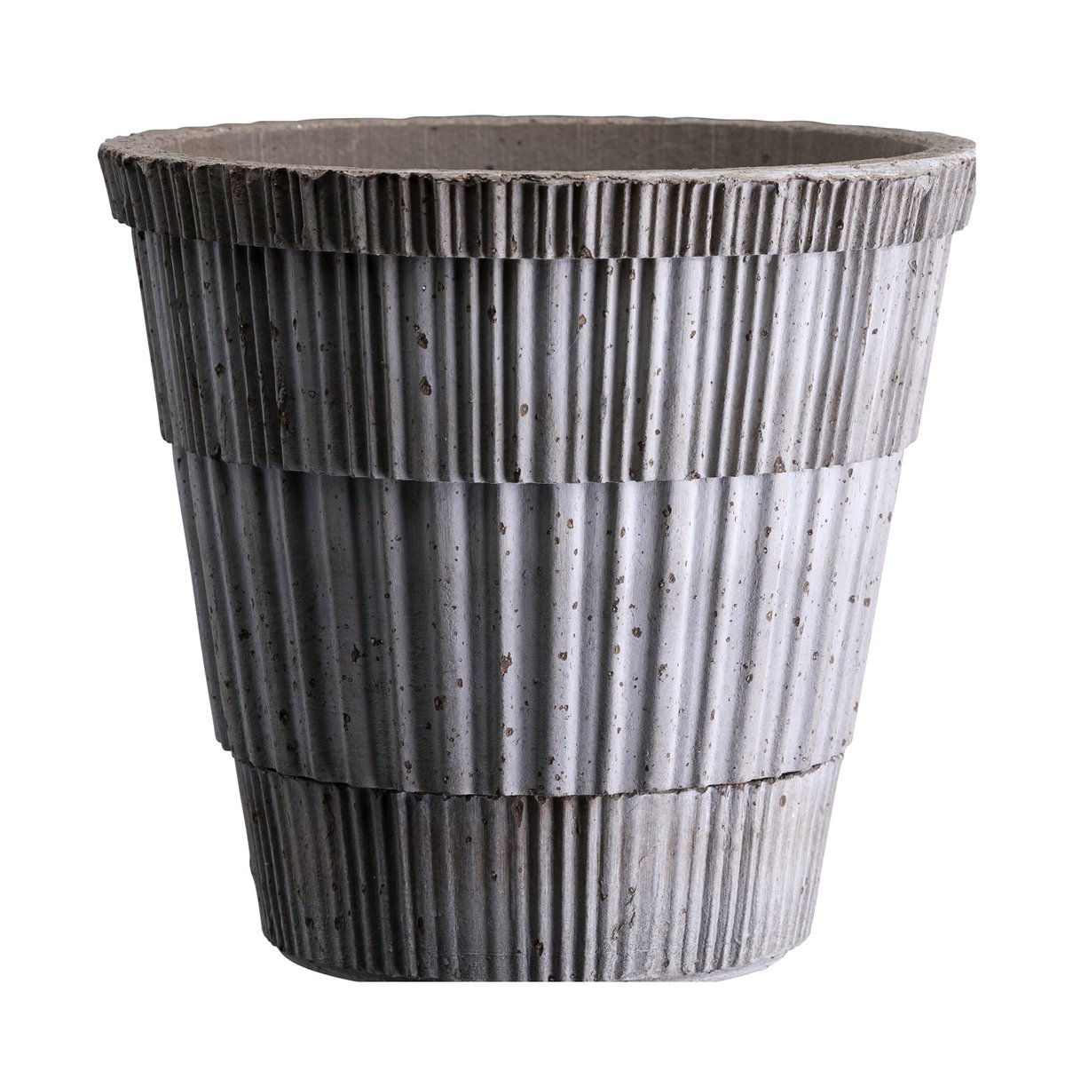 Bergs Potter Atlas raw Blumentopf Grey, Ø21 cm