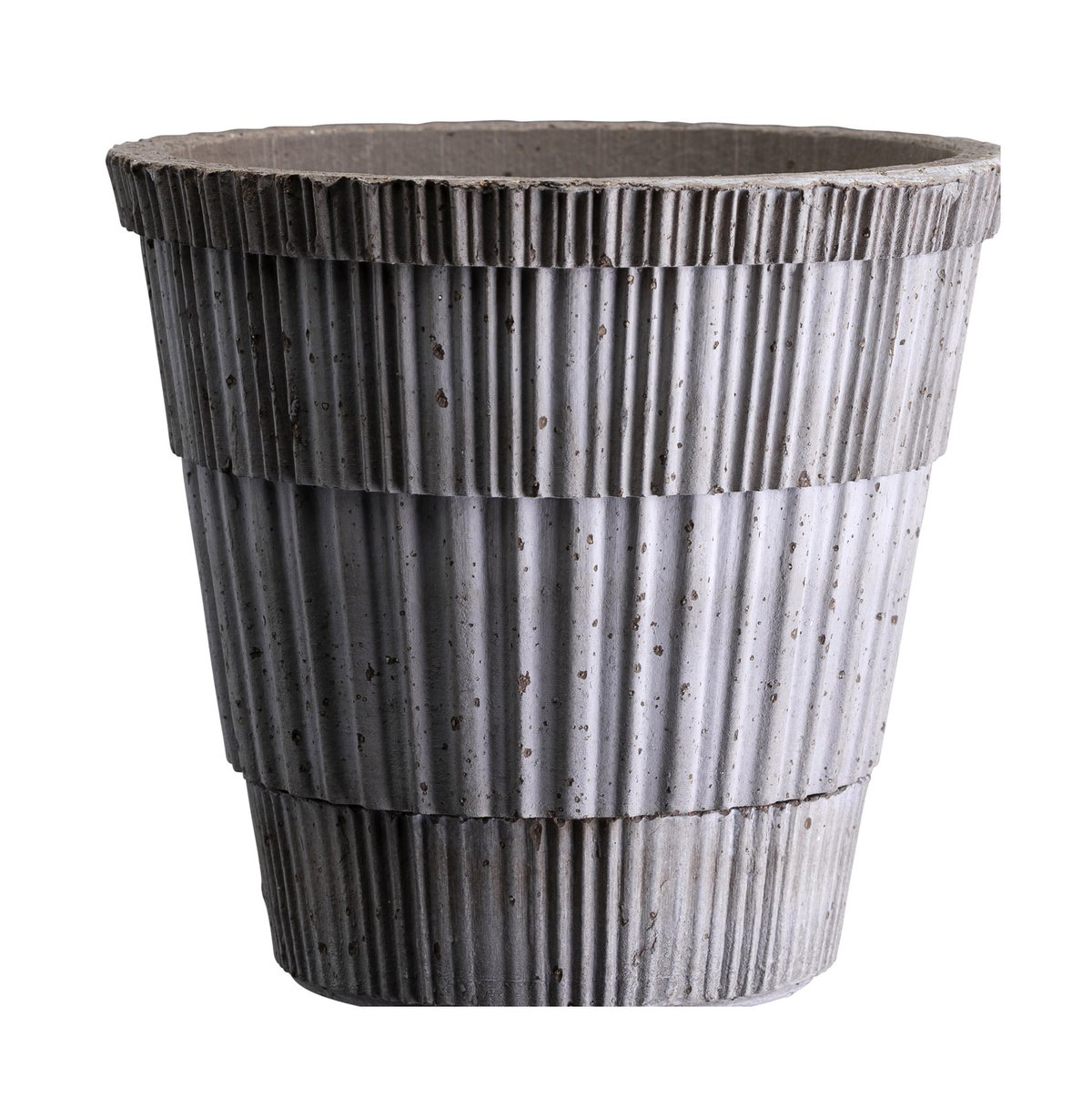 Bergs Potter Atlas raw Blumentopf Grey, Ø25 cm