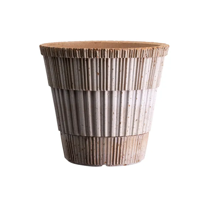 Atlas raw Topf mit Untersetzer - Rosa, Ø14 cm - Bergs Potter