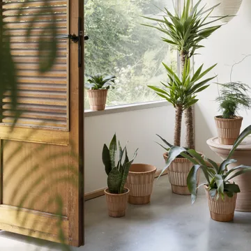 Atlas raw Topf mit Untersetzer - Rosa, Ø18 cm - Bergs Potter